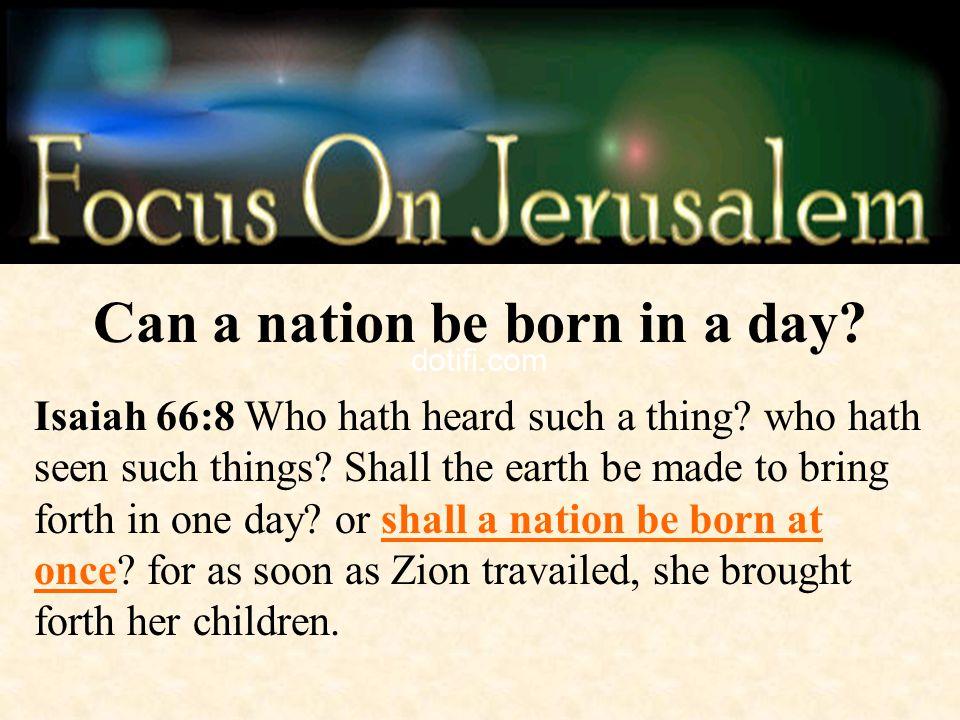 Can a Nation Be Born in a Day ?  Yes !  www.netchurch.com.ng