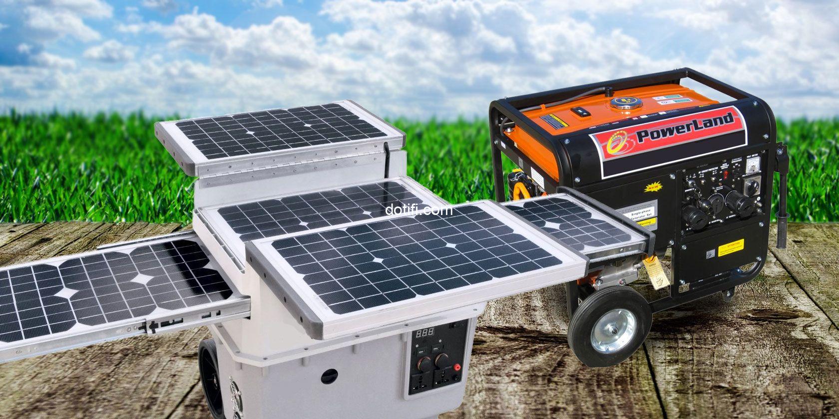 Solar vs Petrol  – how many laptops can a 2.5 kva generator carry