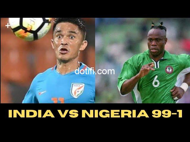 Football Magic: India 99-1 NIgeria. –  Balls & Players Turn into Lions  during match ?   playplay.ng